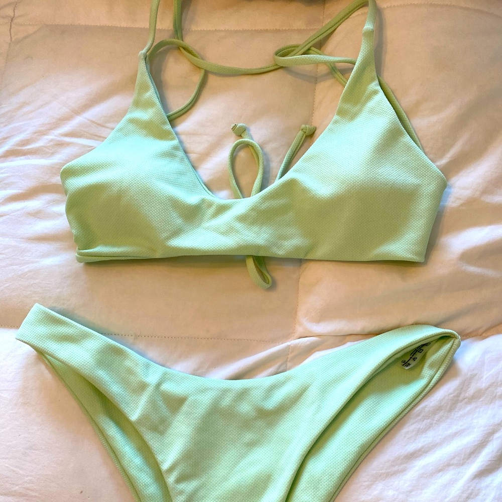 Green bikini